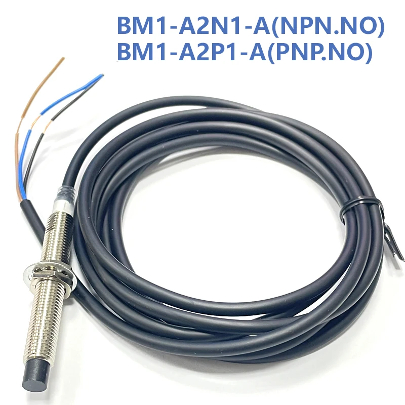 Czujnik zbliżeniowy M8, przełącznik indukcyjny, do wykrywania metali, 12-24 V DC, NPN, PNP. — zdjęcie produktu 4