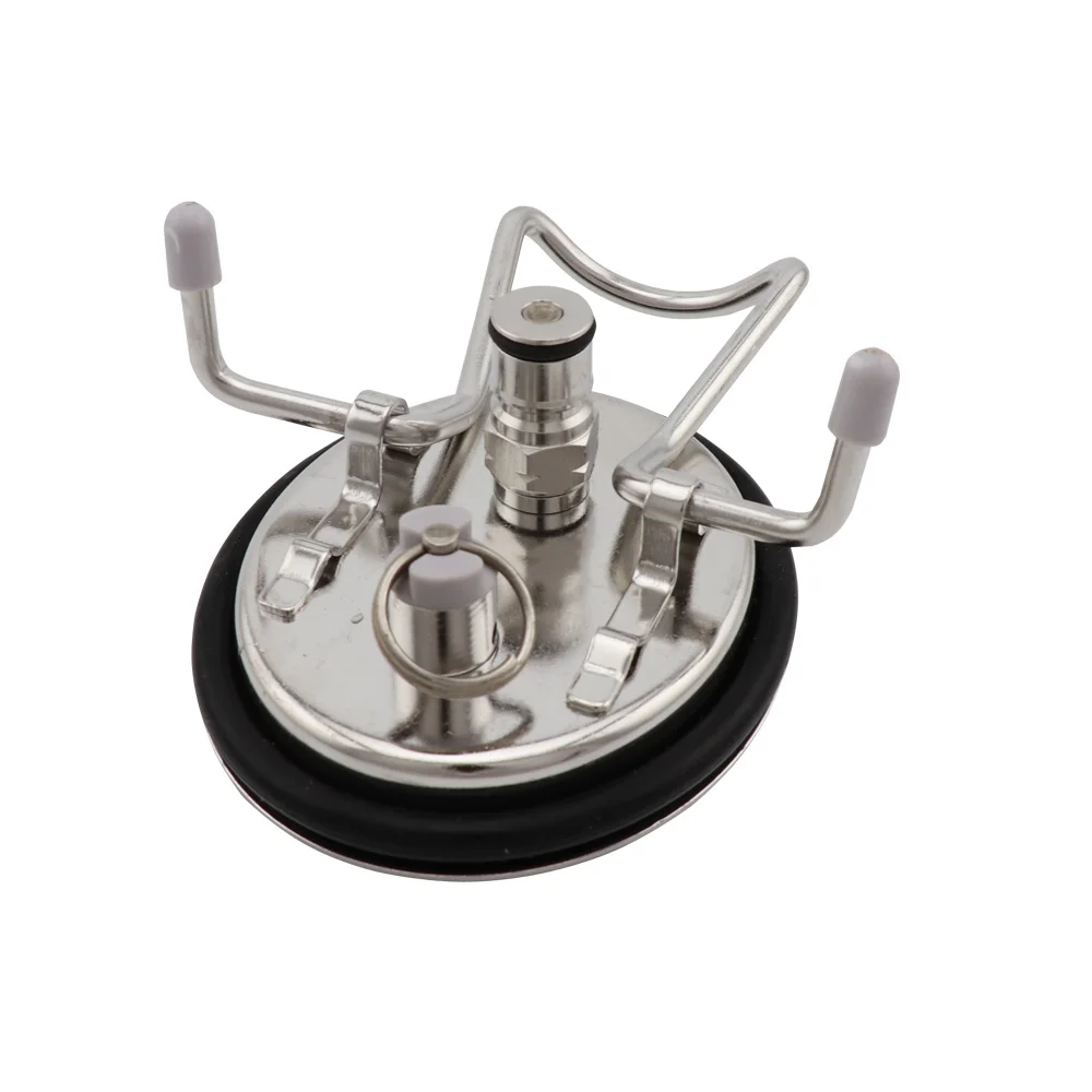 Homebrew Draft Beer Soda Cornelius Keg Carbonation Lid with Ball Lock Gas Post Pressure Relief Valve O Ring Seal Bar Accessories