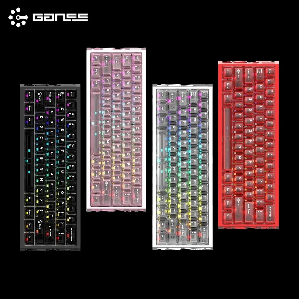 

GANSS G61-MAG HE Magnetic Keyboard Wired Aluminum Hollow RT0.01 RGB Hot Swap Gamer Keyboard 8K Return Rate Gaming Accessories