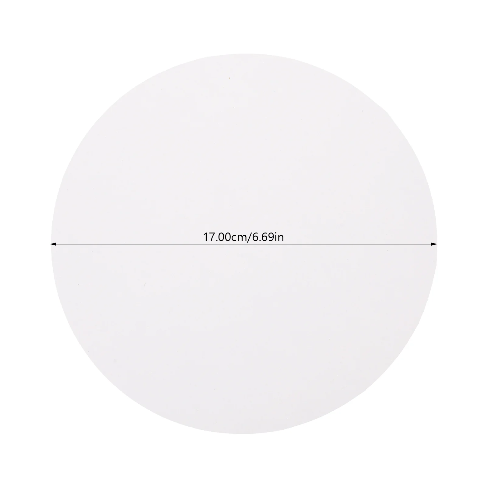 40 Pcs Canvas Pad Round Drawing Paper Paint DIY Cardboard Office Circle Painting