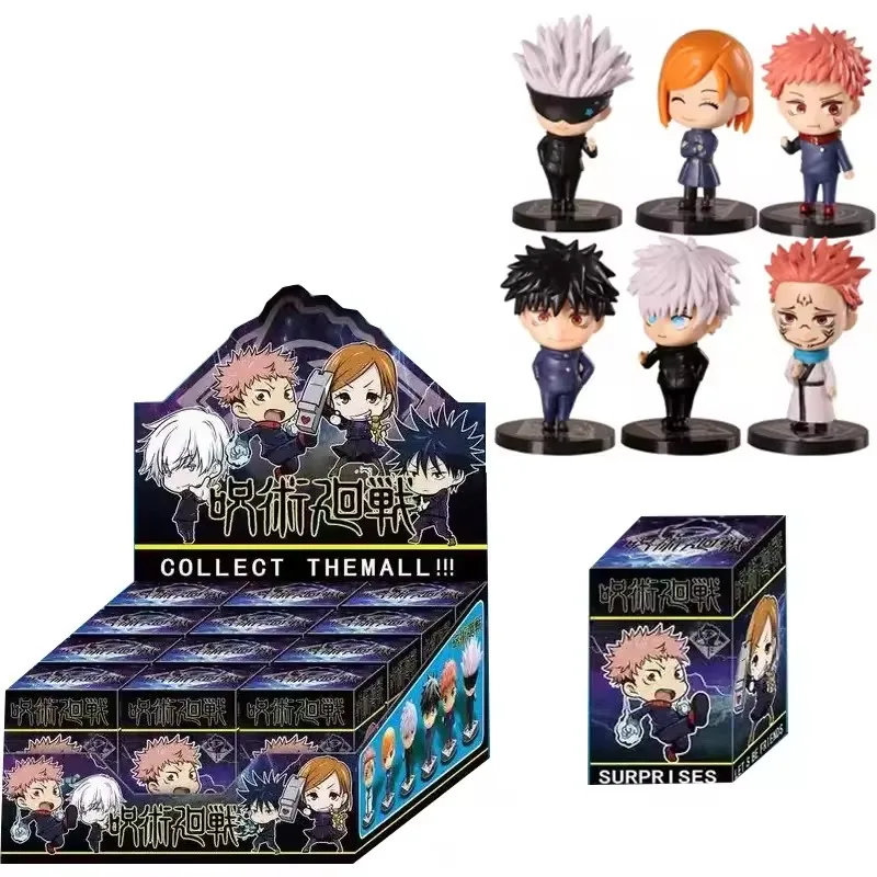 

Новый набор из 12 фигурок Jujutsu Battle Squat Five Land Rover Staff Yuren, двусторонние, версия Q, в коробке, 2026 год