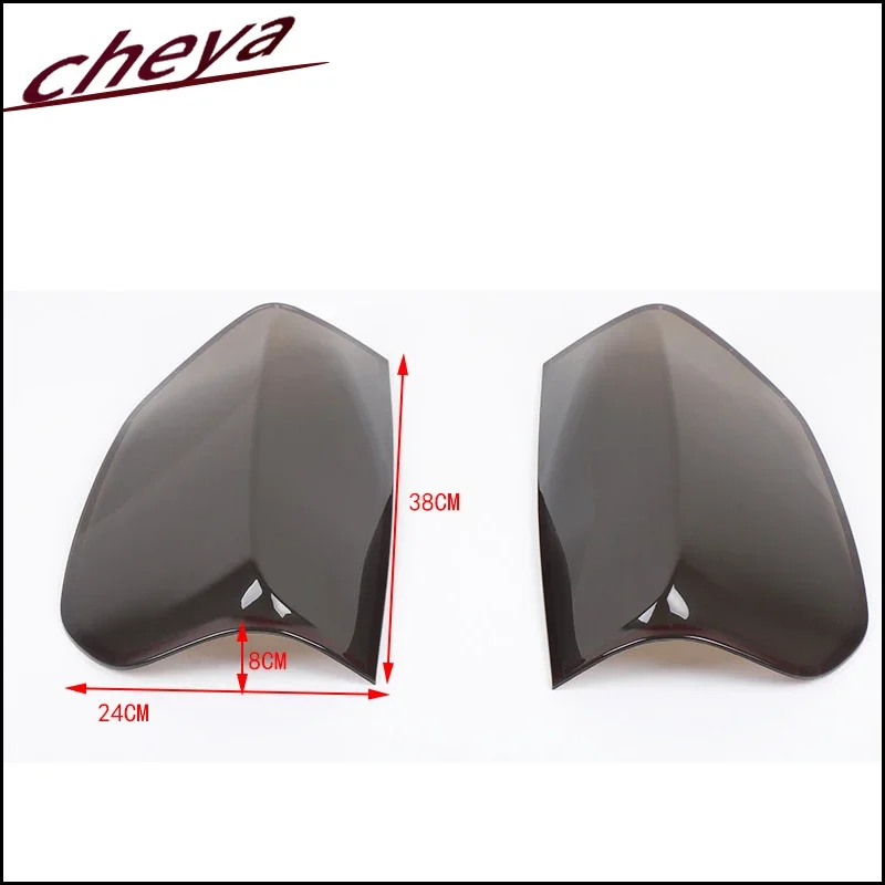 

Fits For Honda Ridgeline 2017+ ABS Blackened Car Tail Light Cover Trim Smoked Black Tail Lampshade Shell Accessories 2 Pcs