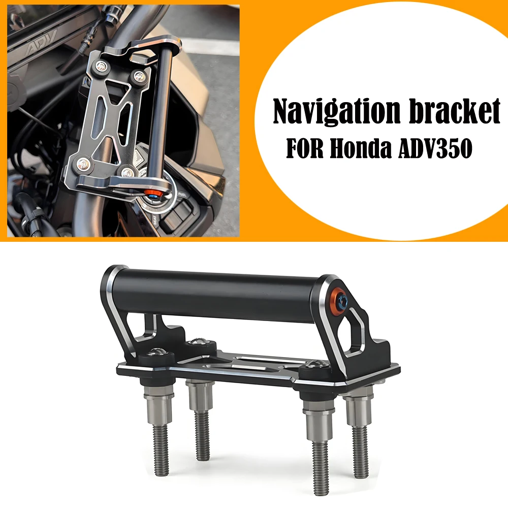 

FOR Honda ADV350 ADV 350 2025-New Motorcycle Accessories GPS Phone Holder Stand CNC aluminum Navigation Extension Bracket