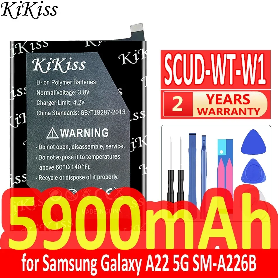 

Аккумулятор KiKiss 5900 мАч SCUD-WT-W1 SCUDWTW1 для Samsung SM-A226B для Galaxy A22 5G