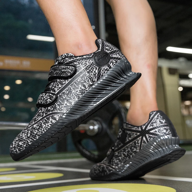 

2025 New Summer Men's Weight Training Shoes Unisex Squat Deadlift Shoes Mesh Breathable Fitness Shoes
