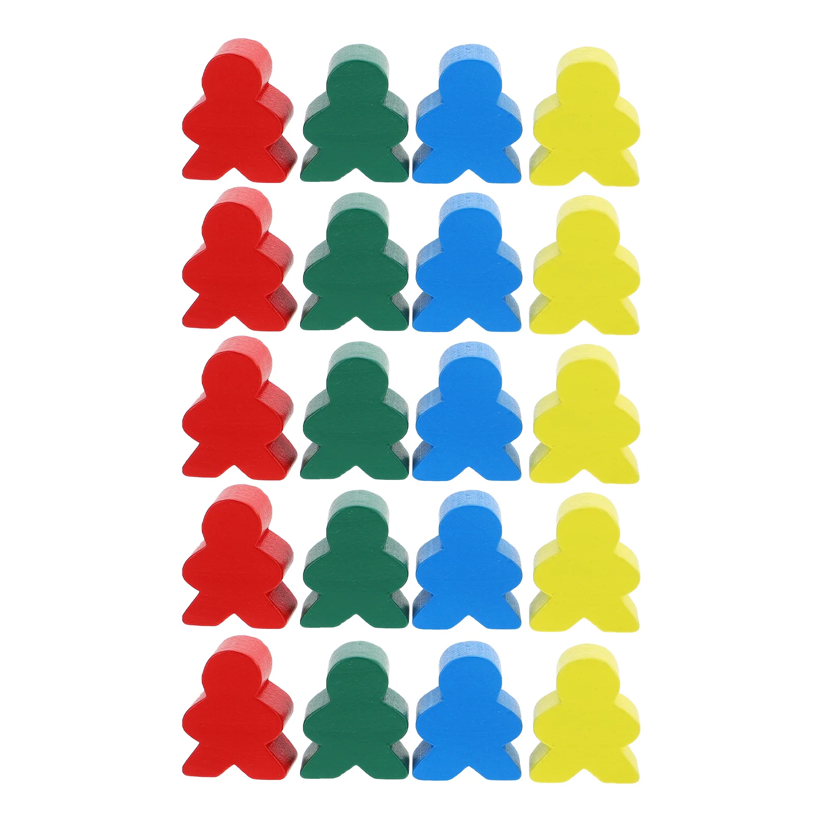 

40 шт. аксессуары для настольных игр, шахматная фигура для детей, шахматные фигуры, деревянные человеческие фигуры для детей