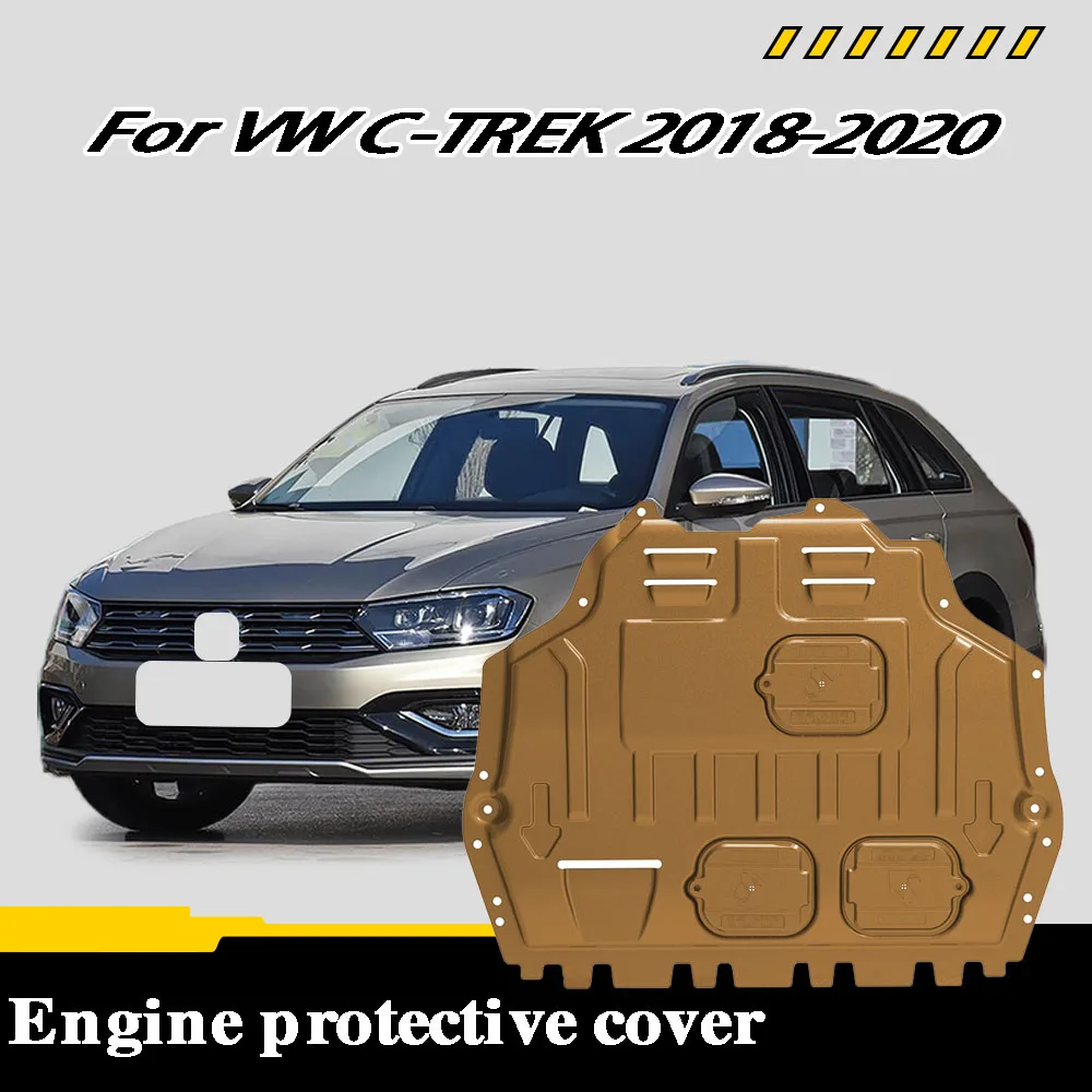 Higher Quality Alloy Under Engine Guard Mudguard Board Splash Shield Mud Fender Plate Panel For VW C-TREK 2018-2020 1.4T 1.5L