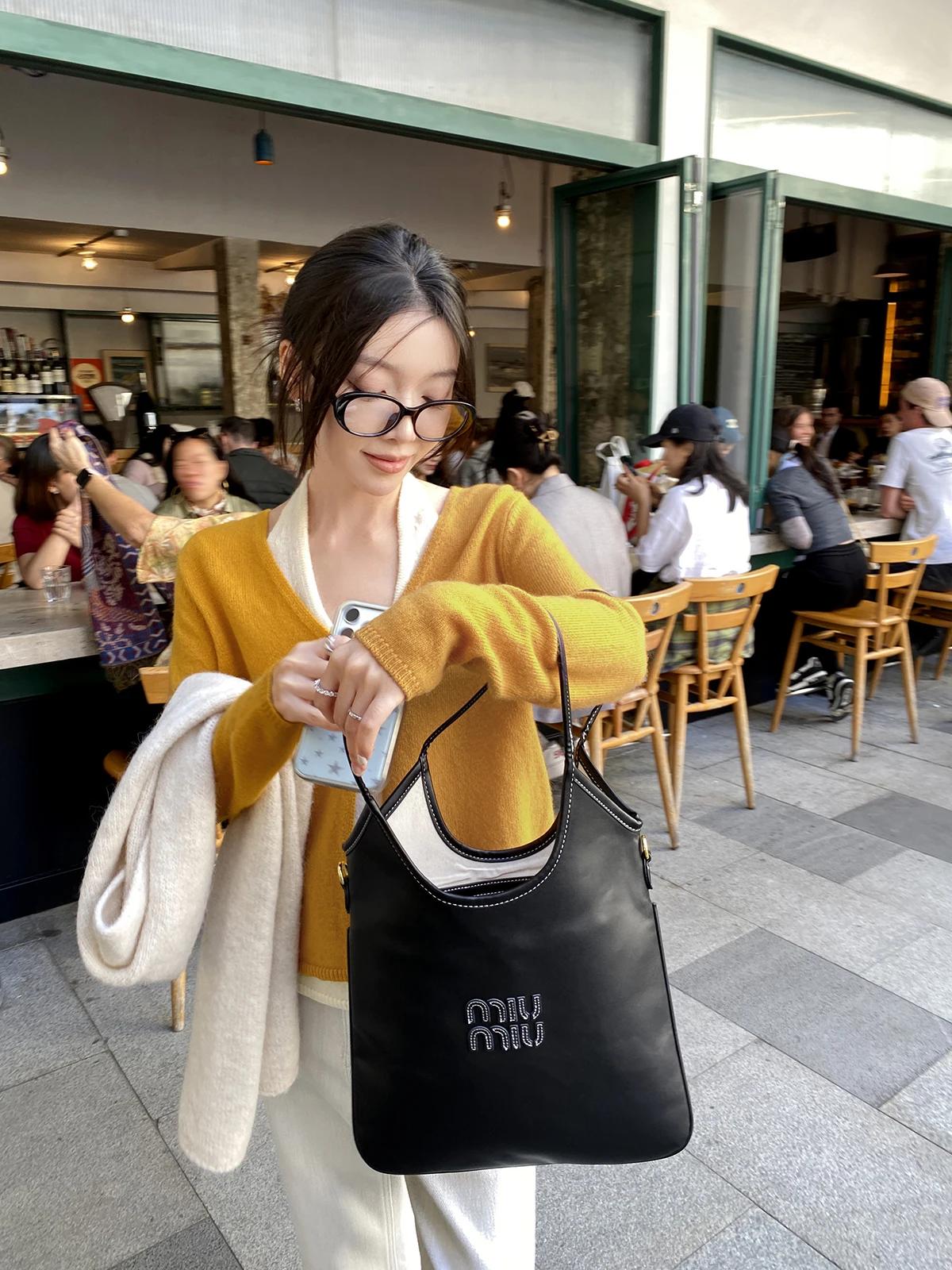 

FEELROOM 00 Wool Ne Hanging Stripe Knitted Sweater Women's Korean Sle Casual Cardigan Inner Wear Long Sve irt