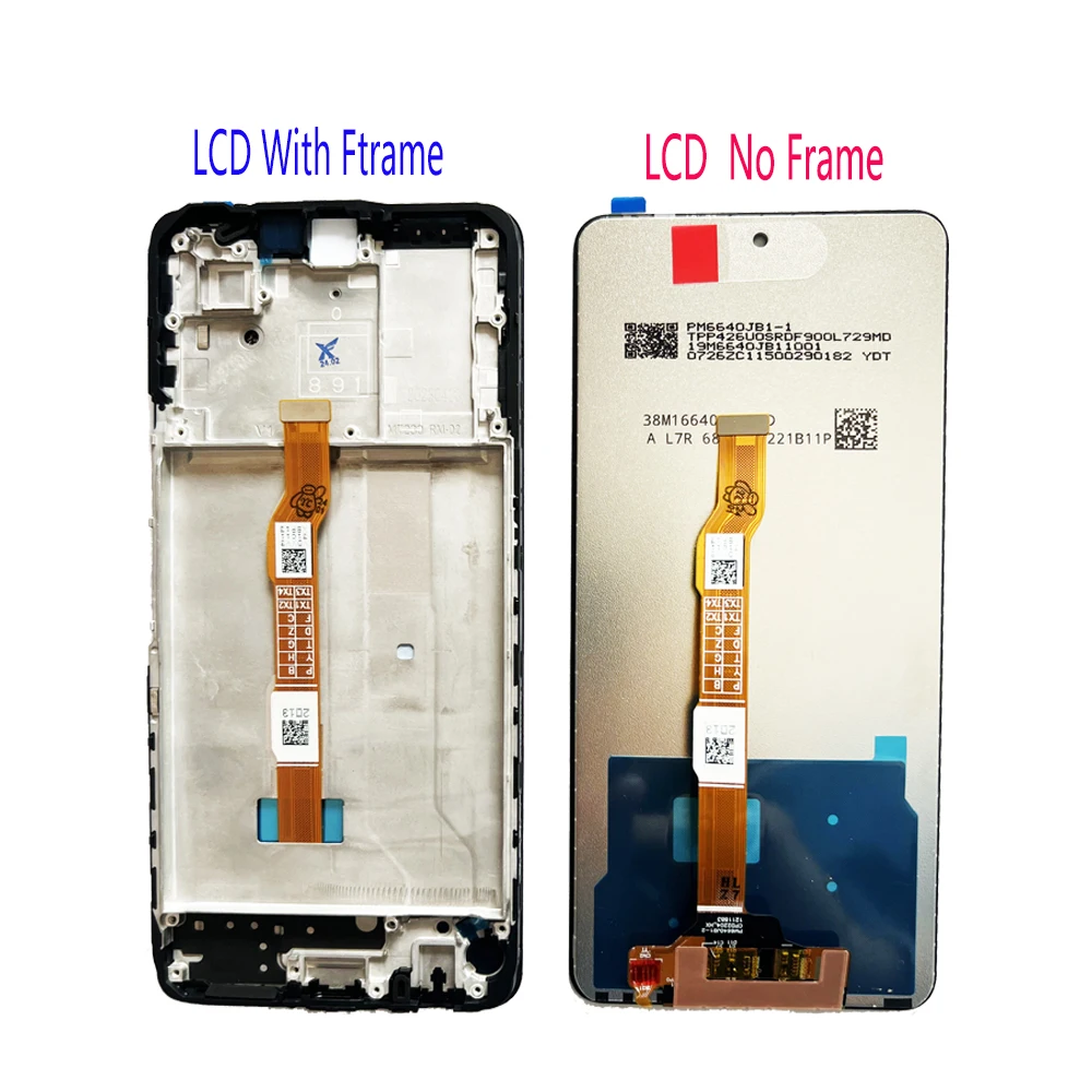 6.64'' For Vivo Y36 4G 5G V2248 V2247 LCD Display Touch Screen Digitizer Assembly Parts