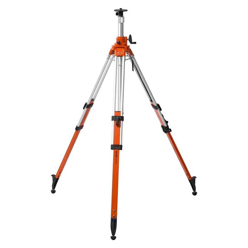 

Laser Level Tripod Stand Thread Mount Height Adjustment Heavy Duty Survey Tripod with Level Bubble & Diffusion Limiter