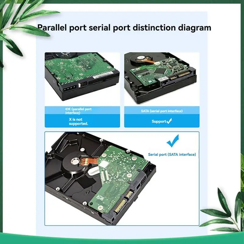 

(NEW) 3.5 Inch SATA To USB 3.0 HDD Case External Hard Drive Enclosure, High Speed Data Transfer HDD Box For PC And Laptop EU PLU
