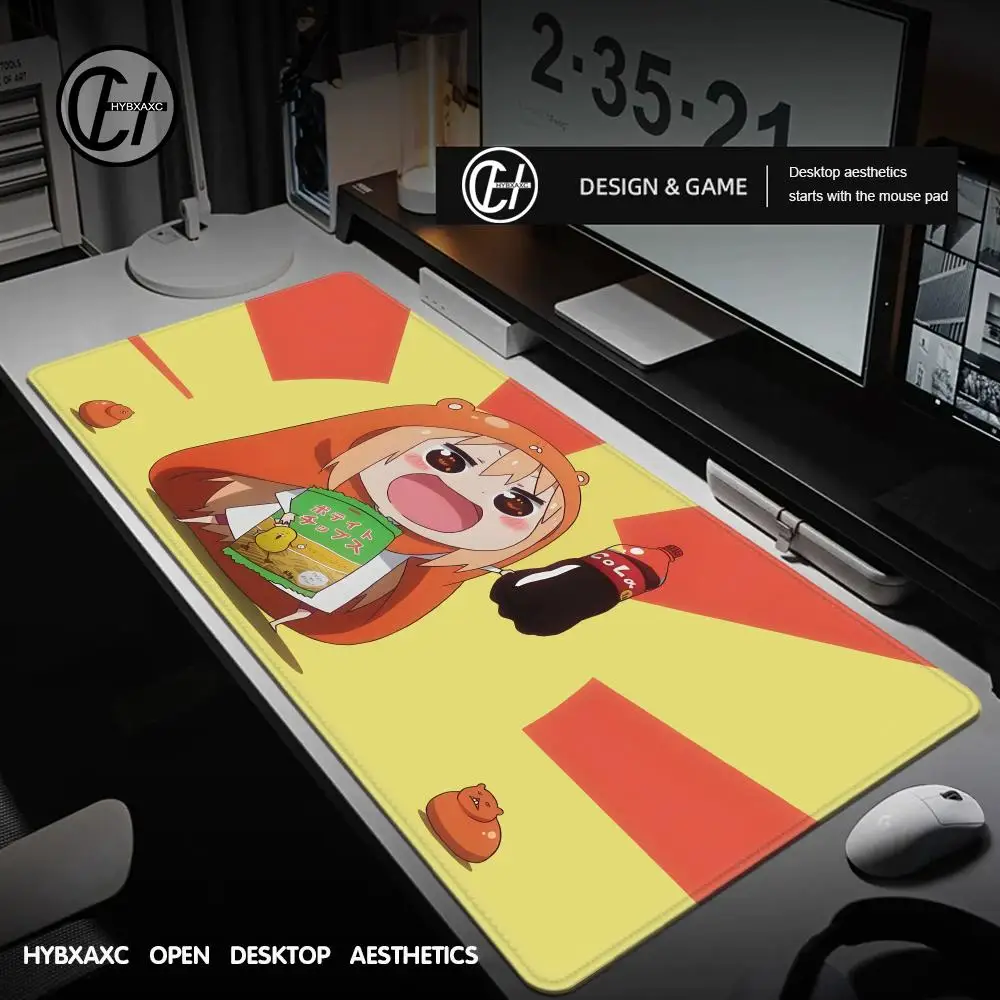 

Large Mouse Pad Anime Himouto Umaru-chan Gamer Gaming Mouse Pad Computer Accessories Big Keyboard Laptop Padmouse Speed Desk Mat