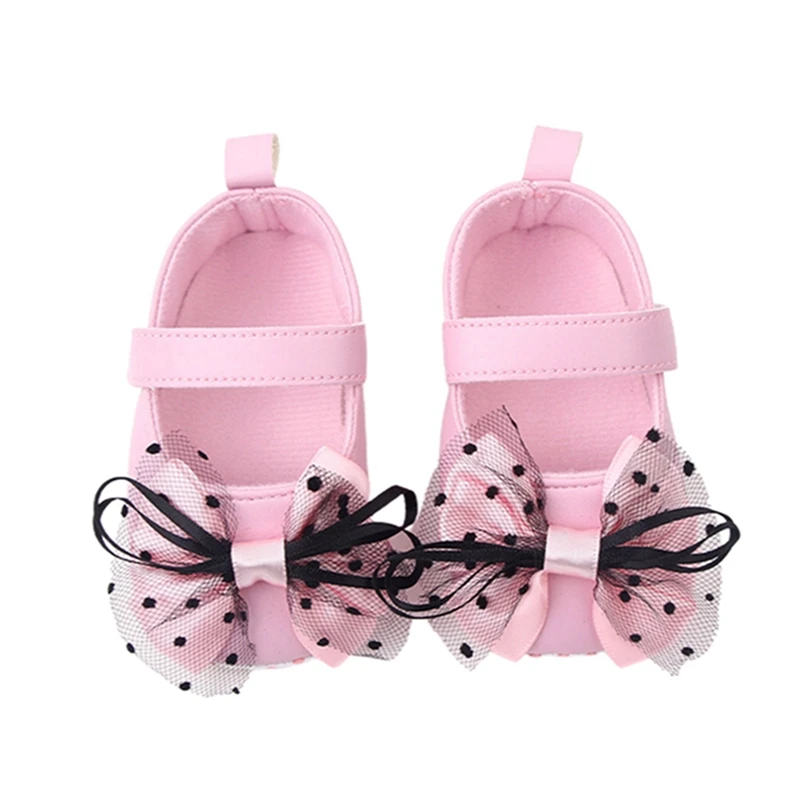 

Baby Girls Moccasinss Shoes Soft Sole Cute Bowknot PU Leather Flats Shoes First Walkers Non-Slip Spring Summer Princess Shoes