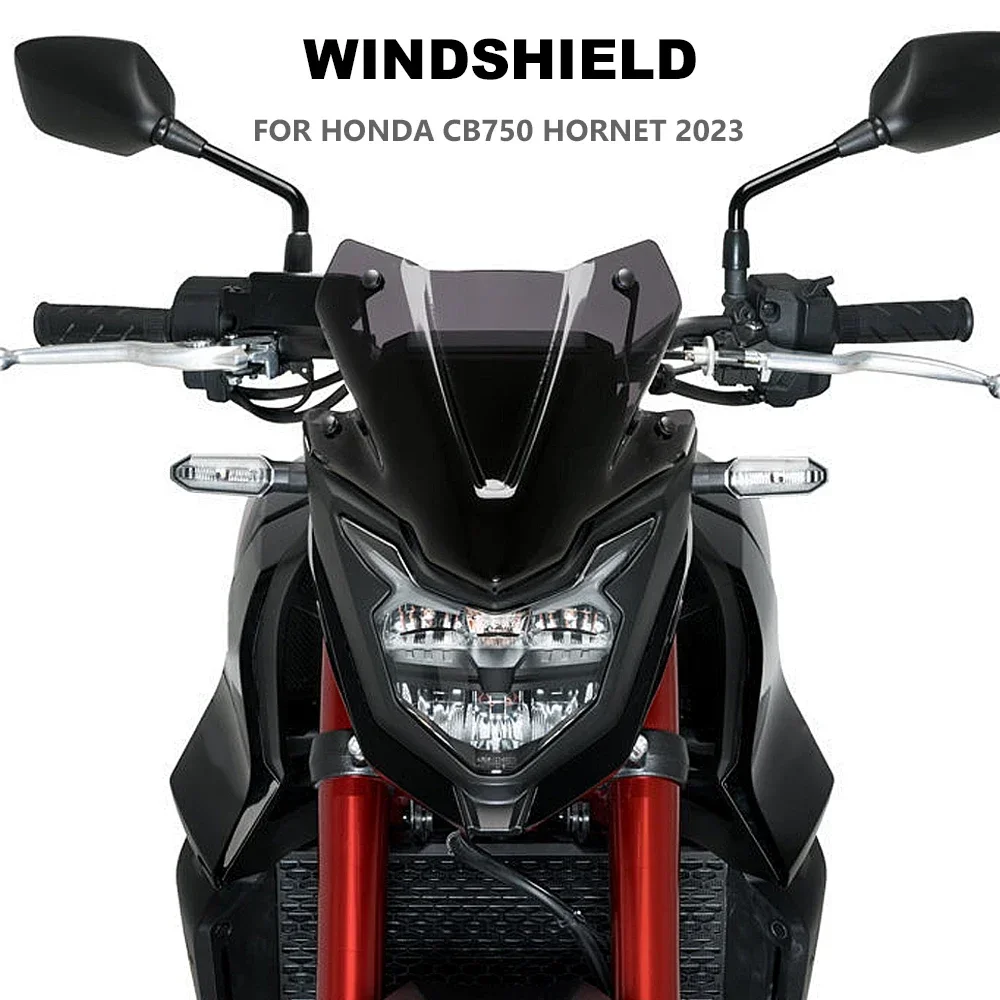 

New Accessories Fit For HONDA CB750 HORNET 2023 Motorcycle Sports Windscreen Windshield Fairing Wind Screen Visor Deflector