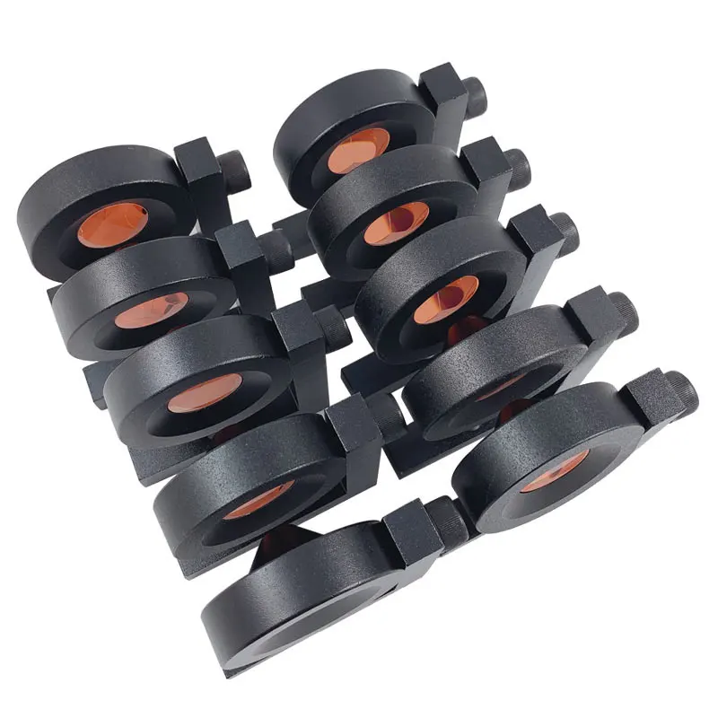 100PCS 90 Degree Mini Prism L Bar Monitoring Prism Replacement Total Station Reflector Equivlent GMP104 Copper-coated