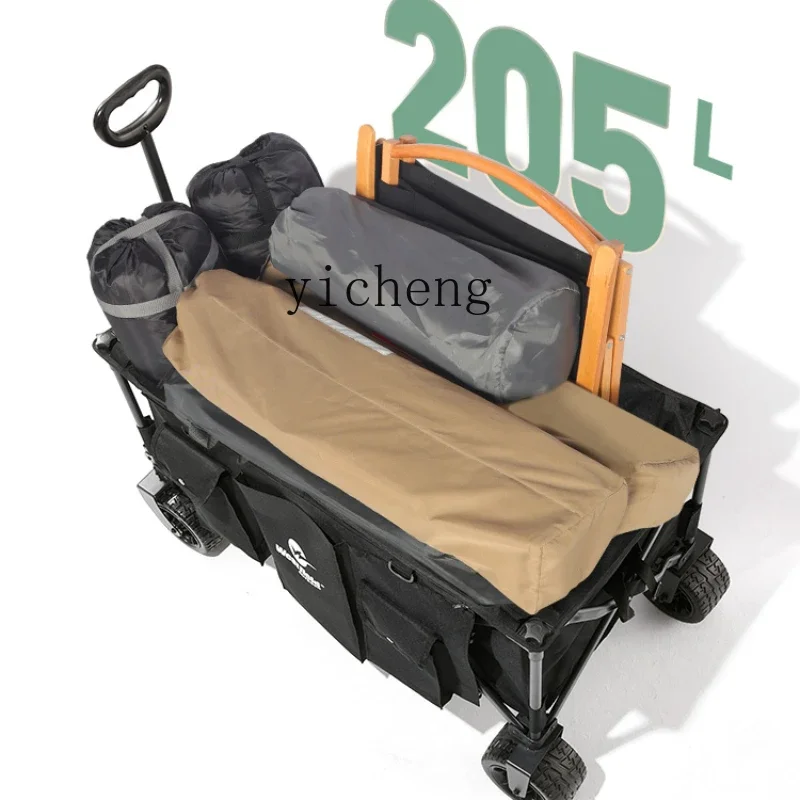 

Xl Camping Trailer Outdoor Foldable Hand Buggy Push up Portable Trolley