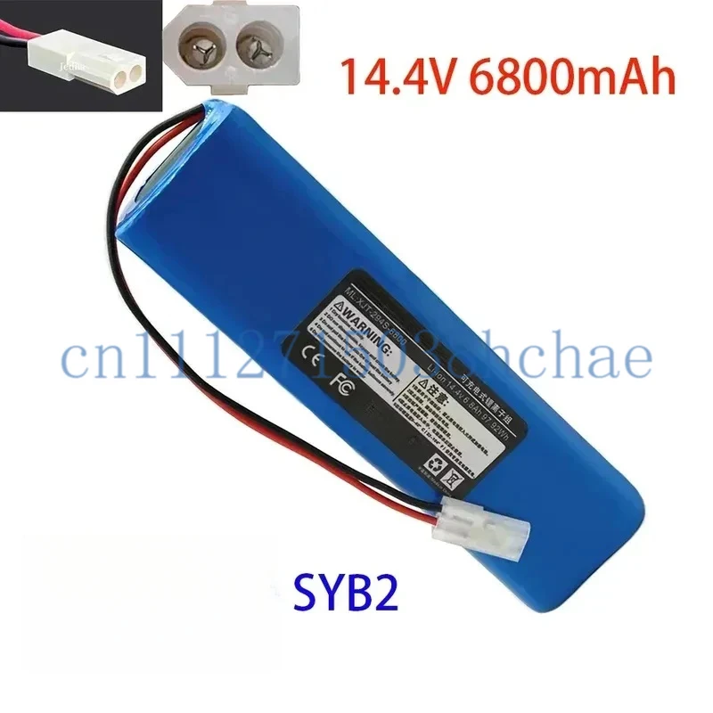 

14.4V 6800mAh 100%New Battery INR18650 M26-4S2P Robot Vacuum Cleaner for ROEMO SYB2 Battery