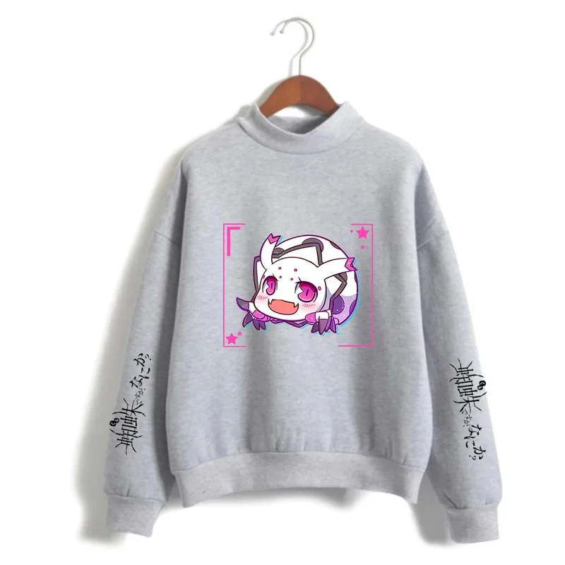 2022 So I'm a Spider, So What? Komoko Anime It's Cloudy, What's Up? Men's Turtleneck Sweaters Pullovers Casual Tracksuit Clothes