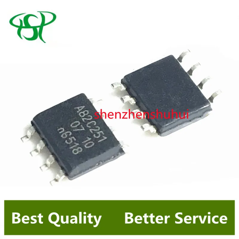 

(10piece)100% New 82C251 A82C251 PCA82C251 PCA82C251T PCA82C251T/YM sop-8 Chipset