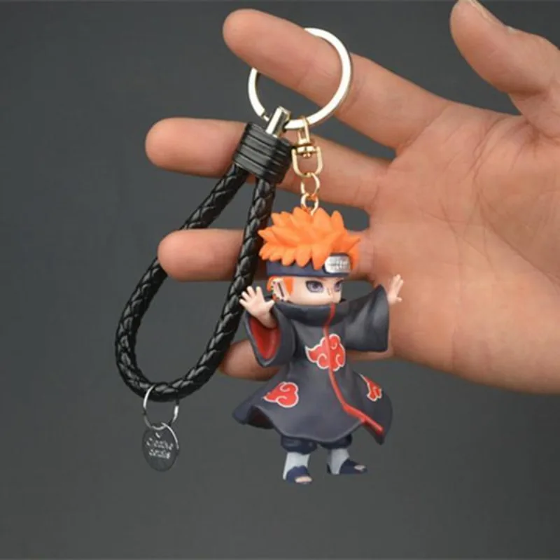 Naruto keychain Uchiha Sasuke and Deidara stylish personalized portable Student backpack pendant living room bedroom decoration view 4