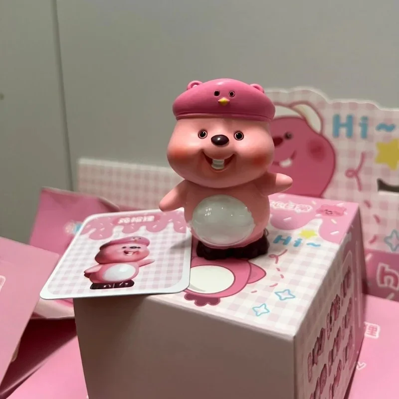 متوفر في المخزون صندوق أعمى كاواي ليتل سمور روبي عمل الشكل لطيف مكتب ديكور كلاسيكي تحصيل لعبة هدية سلسلة الحلي #4