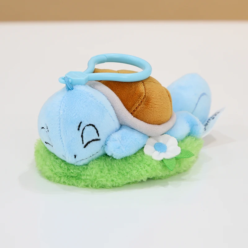 พวงกุญแจรูปสัตว์ Pikachu eevee Bulbasaur Charmander Jigglypuff Squirtle น่ารักจี้ของเล่นตุ๊กตาพวงกุญแจ kado ulang tahun