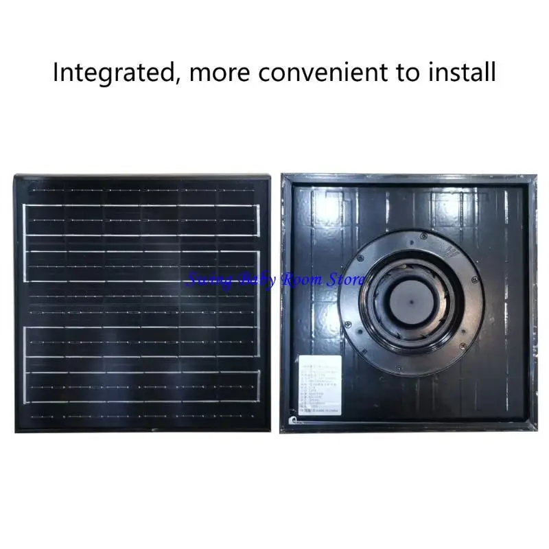 

K1AD Energy Efficient Ventilation Fan Solar Panel for Pet Shelters and Garden Sheds