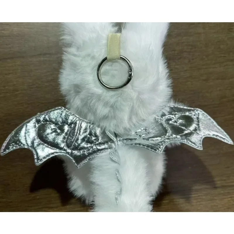 هدايا عيد الميلاد لعام 2025! سلسلة مفاتيح مونستر سلسلة الملاك من الفينيل لتزيين معلق لعبة مفاجأة هدية عالية الجودة هدية مفاجئة للفتيات