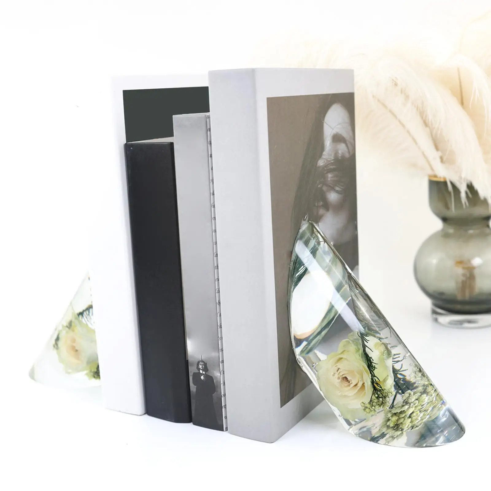 

Silicone Bookend for Resin Casting Geode Epoxy DIY for Gift