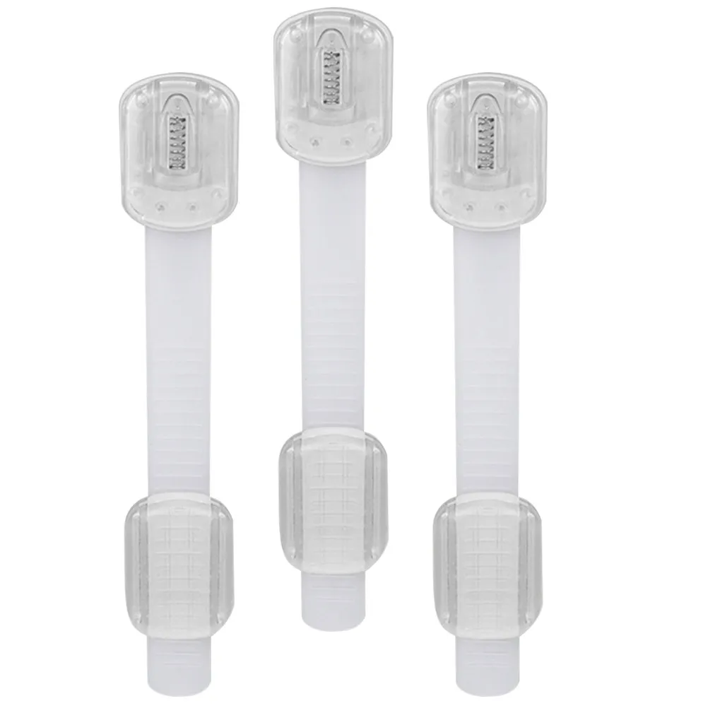 

Набор из 3 детских замков безопасности: фиксаторы для шкафов, ящиков, холодильников и посудомоечных машин