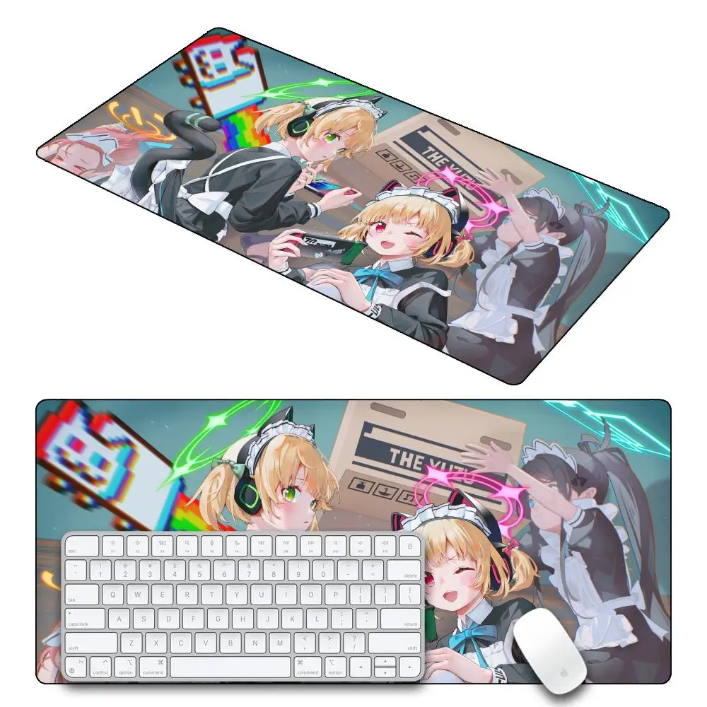 

Mousepad Game Blue Archive Mouse Mat Desk Mat With Pad gaming accessories Prime Gaming XXL 600X300 Keyboard Pad