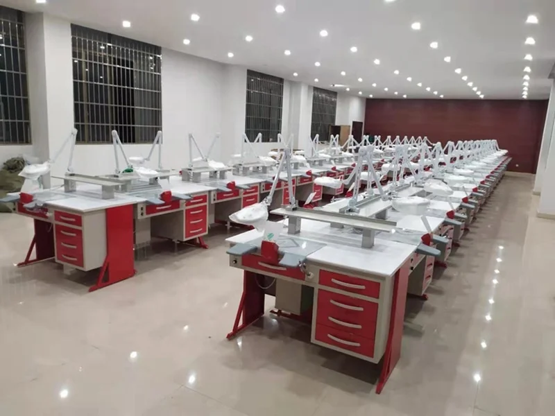 den tal Lab Equipment den tal Work Bench 2.15m Double den tal Lab Working Station