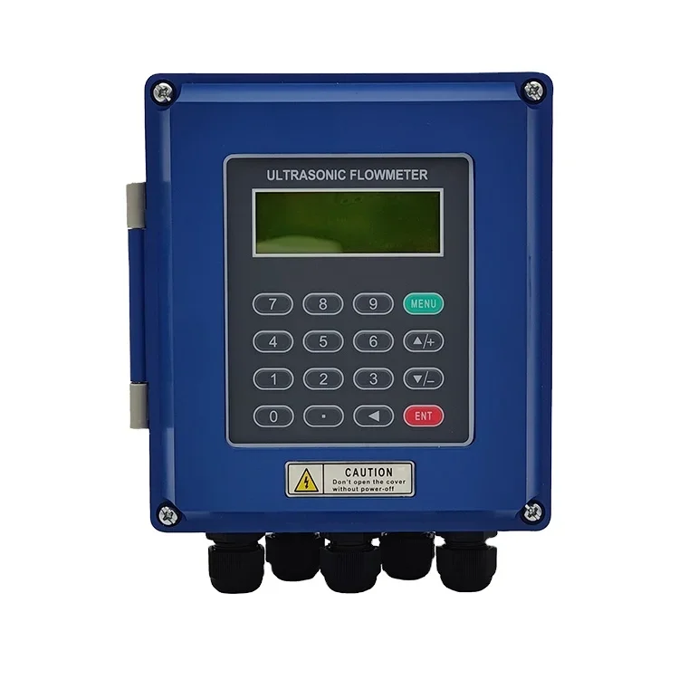 Battery operated non-contact clamp on ultrasonic water meter sensor clamp on flow meters