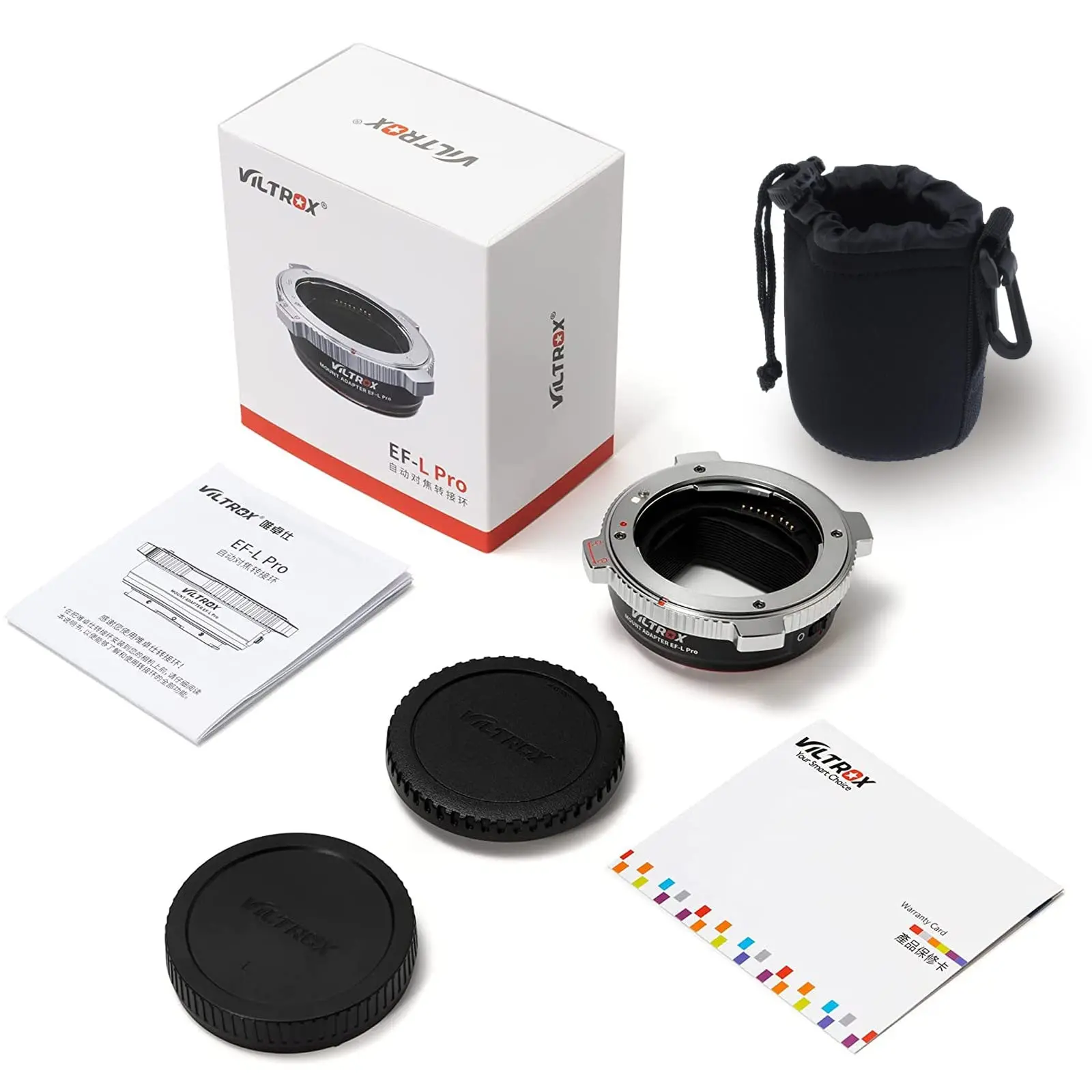 Viltrox EF-L Pro AF Mount Adapter Autofocus voor EF/EF-S Lenzen naar L-mount Mirrorless Camera Leica SL2 Panasonic Sigma fp - afbeelding 1
