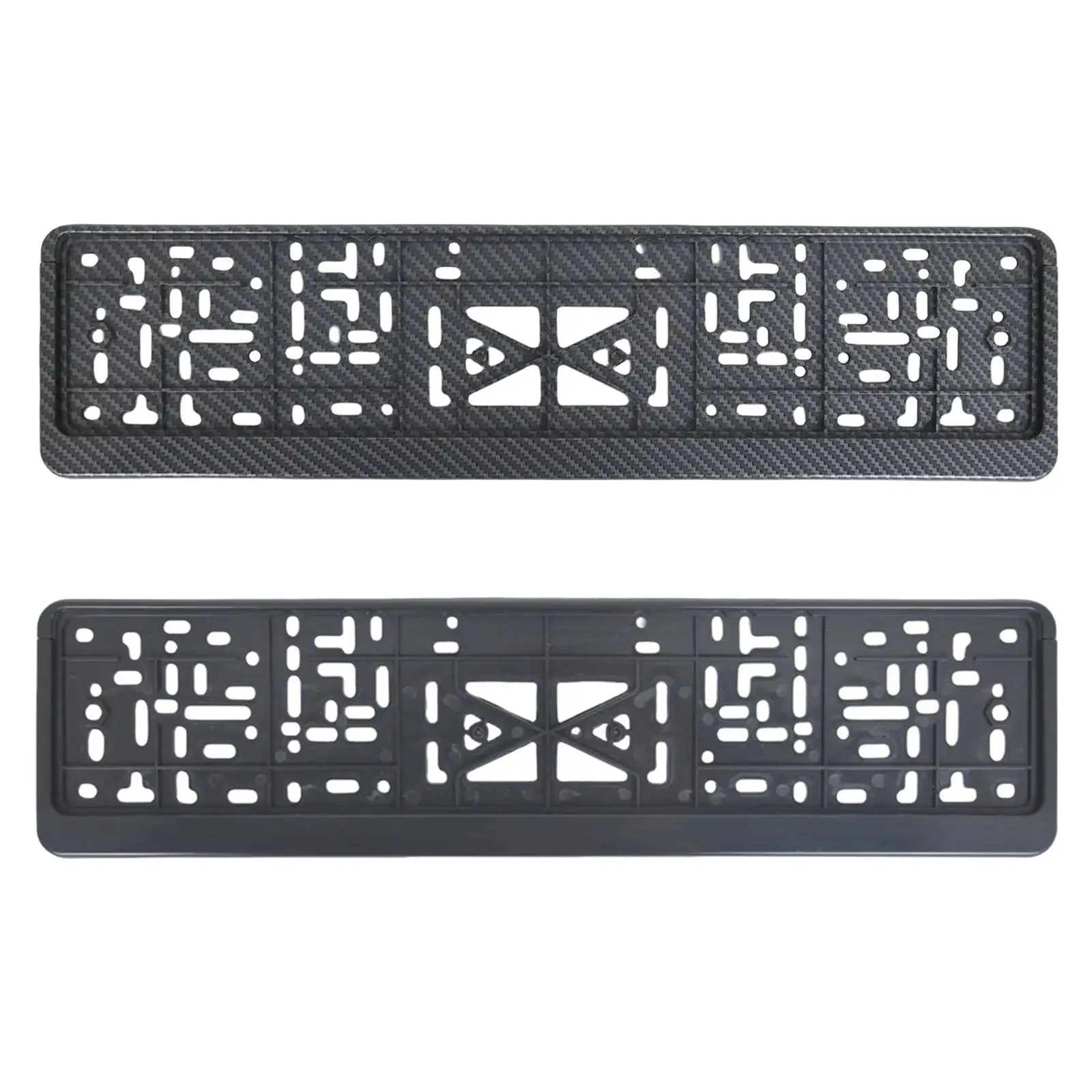 

EU License Plate Frame Number Plate Holder Sturdy Easy Installation