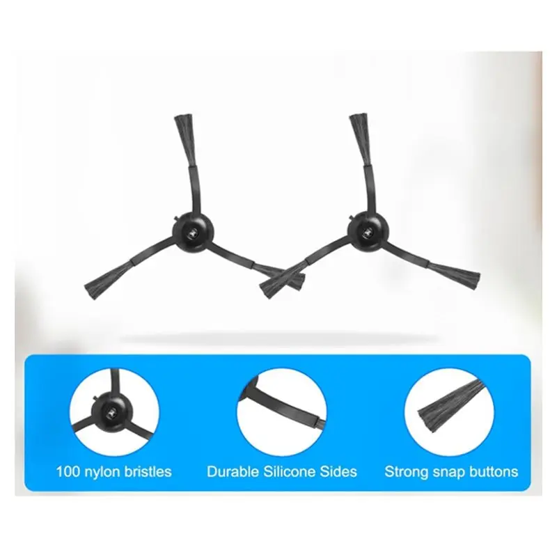 ABSS-Accessories Kit For Roborock Qrevo Master/Slim Robot Vacuum Set S Main Side Brush HEPA Filters Mop Pad Dust Bags