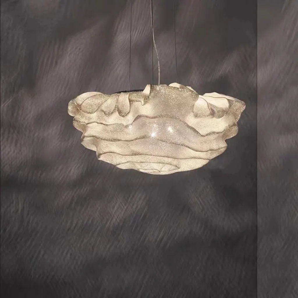 

Nordic minimalist living room cloud chandelier modern creative study dining room bedroom art chandelier