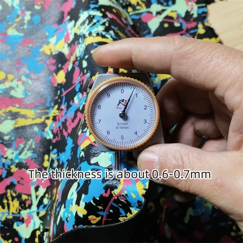 Piel de oveja color 0,6/0,7 mm. Primera capa de cuero. Tela de cuero real. DIY hecho a mano para falda de cuero. Cuero. Piel de oveja entera