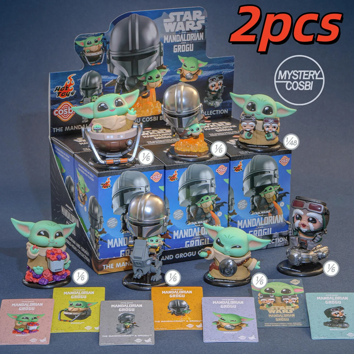 New Hot Toys Star Wars The Mandalorian & Grogu Series Blind Box