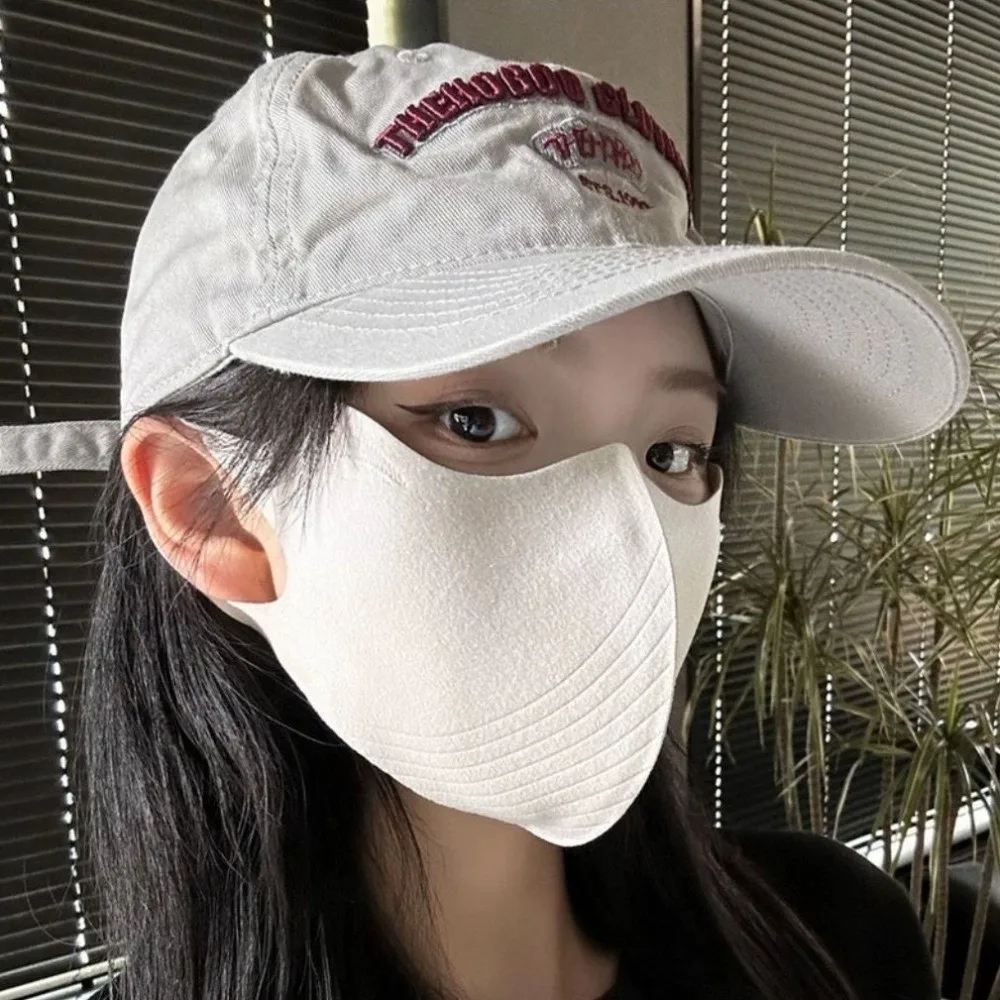 قناع وجه دافئ بتصميم قطعة واحدة، مادة دافئة، مريح لحماية الوجه، جماليات عالية المستوى، قطعة واحدة بدون خياطة #3