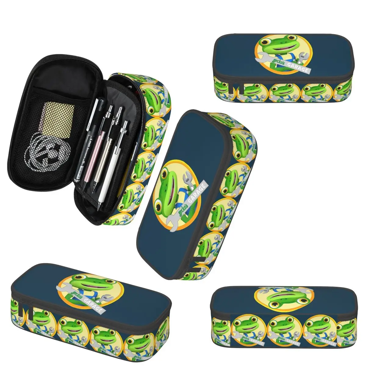 Gecko Garage Bath Mat47 Pencil Case for Boys Girls School Pen Box Pencil Bag Stationery Supplies Pen Holder Bag