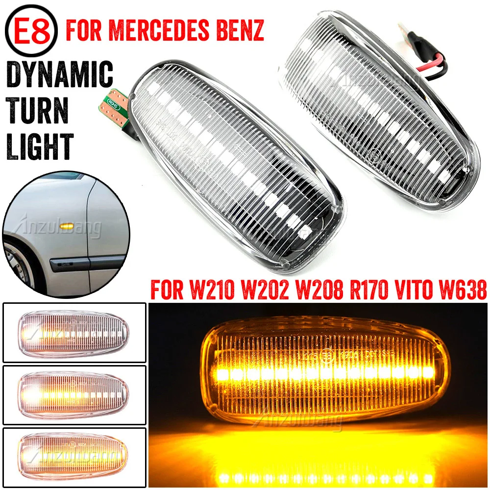 

Turn Signal Repeater Lights Turn Signal Repeater Lights For Mercedes benz Sprinter W901 902 903 904 905 LED Side Marker Lamp