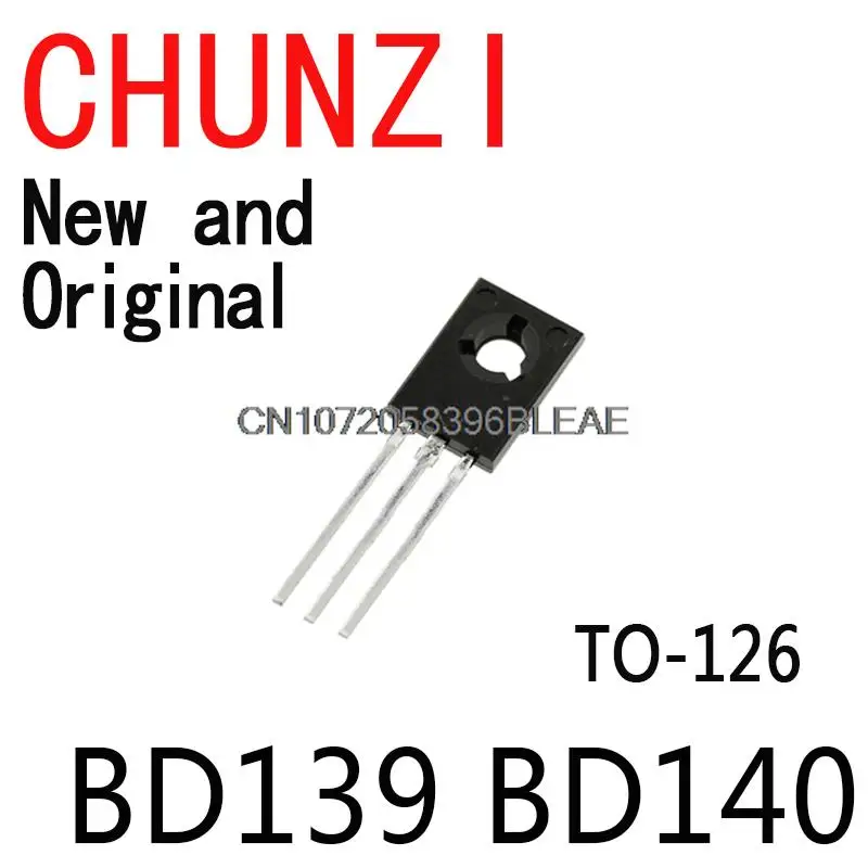 20PCS New and Original Voltage Regulator IC TO-126 BD139 BD140