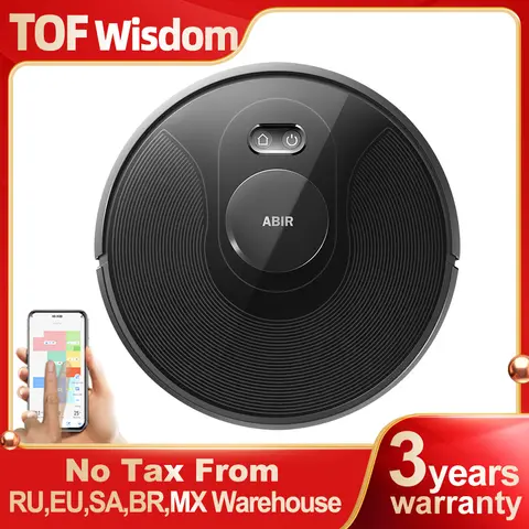 X8 Laser Robot Vacuum with Zone Cleaning ABIR