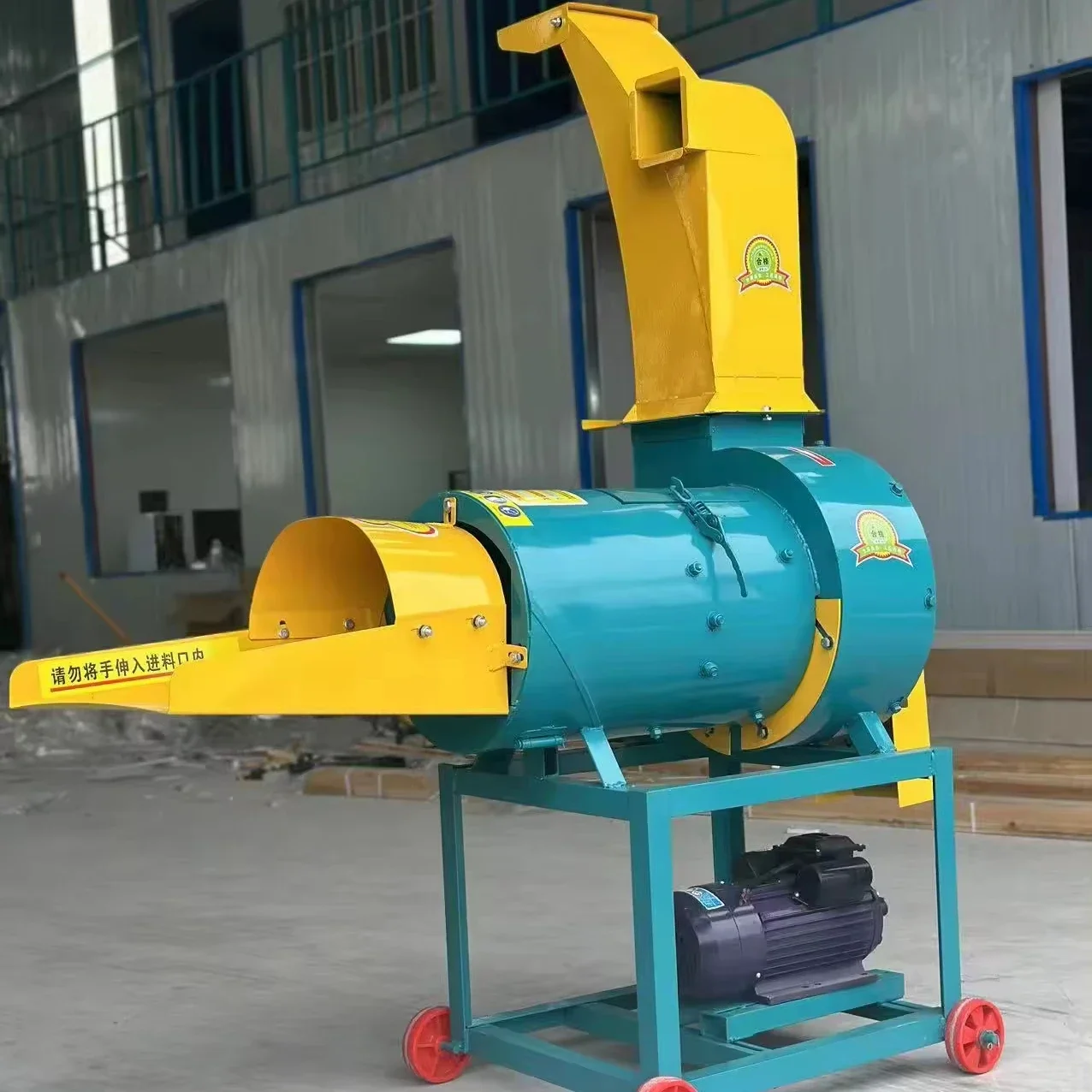 Hay Cutting Grass Chaff Cutter Silage Fodder Corn Stalk Chopper Machine