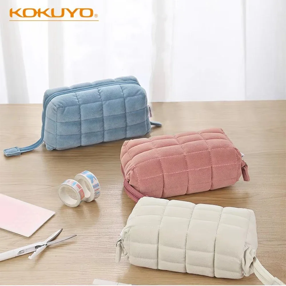 1 PC New Japan KOKUYO Multi-Function Pencil Case Cosmetic Case Large Capacity Back To School Kawaii Pencil Case Stationery
