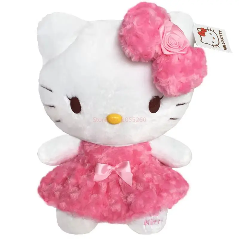 Hellokity-Sac en peluche Disney Melody Butter Rose pour enfants, oreillers en forme de rose, cadeaux d'anniversaire pour filles, décorations de canapé, nouveau