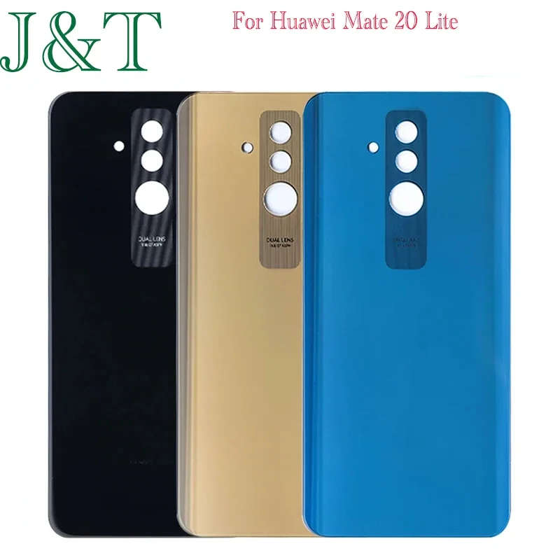 جديد لهواوي ماتي 20 لايت البطارية الغطاء الخلفي الباب الخلفي ثلاثية الأبعاد لوحة زجاجية ل ماتي 20 لايت بطارية الإسكان لاصق استبدال #3