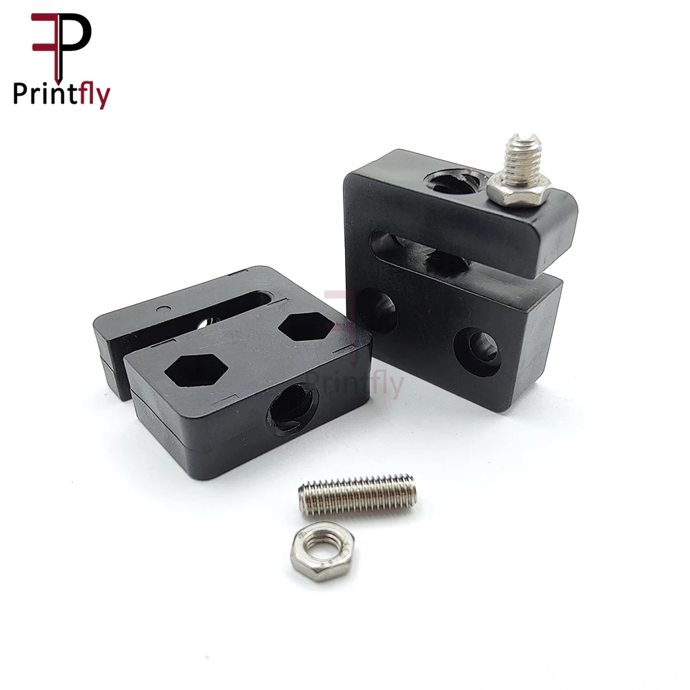Accesorios para impresora 3D tipo T Openbuilds, tornillo antiretroceso T8, tuerca de 8mm, bloque de paso de 2mm, plomo de 2mm, 4mm, 8mm, POM