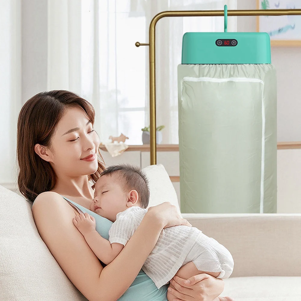 Portable Clothes Dryer for Apartment RV Travel Foldable Mini Dryer Machine for Light Clothes Baby Clothes US Plug B